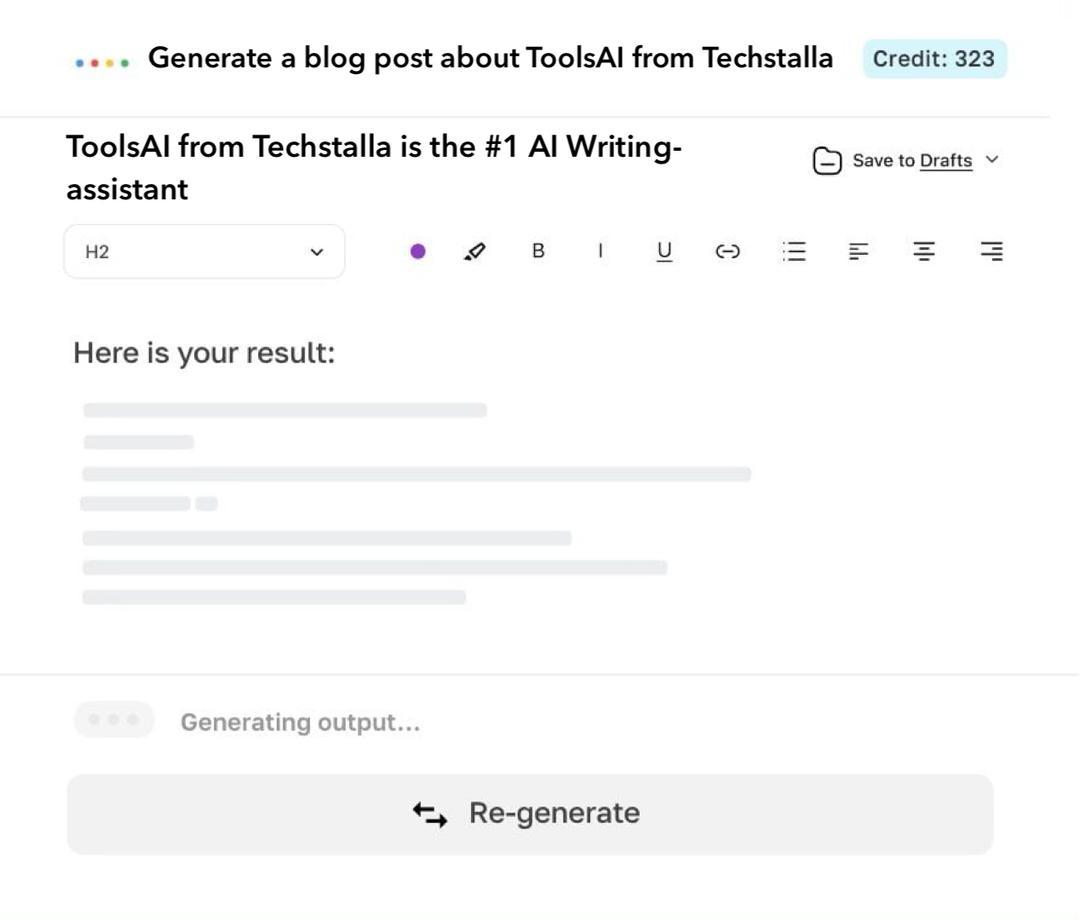 Tools AI dari Techstalla
